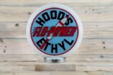 Hood's Flo-Power Ethyl w/ Rocket Gas Pump Globe & 13.5