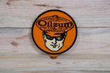 Oilzum Motor Oils & Lubricants w/ Logo DS Metal Paddle Sign TAC 8.9 & 8.5