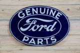 Genuine Ford Parts Double Sided Porcelain Oval Sign TAC 9.5 & 9
