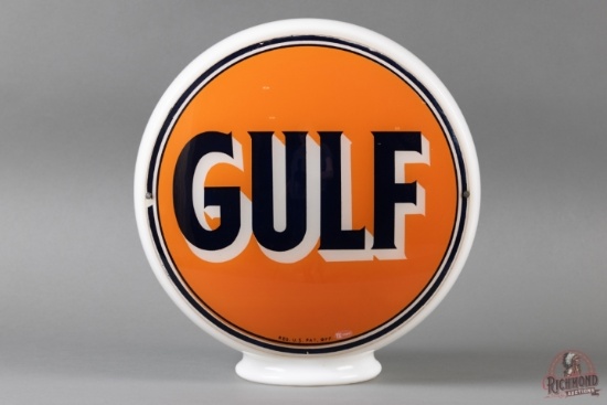 Complete Gulf 12.5" Gas Globe & Wide Glass Body TAC 8.75