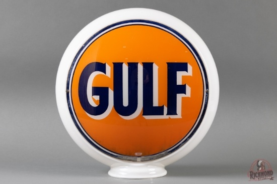 Complete Gulf 13.5" Gas Globe & Glass Body TAC 8