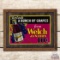 1931 Drink a Bunch of Grapes from Welch's Junior Metal Sign TAC 8.9
