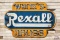 White's Rexall Drugs Double Sided Porcelain Neon Sign TAC 8.75