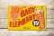Baby Elephant Drinks Masonite Sign TAC 8.5