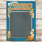 1948 Whistle Menu Board & Elves Metal Sign TAC 8.75