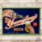 Yuengling's Beer w/ Bottle & Glass Metal Sign TAC 8.25