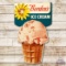 Borden's Ice Cream w/ Elise Logo Metal Sign TAC 8