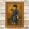 Framed Dutch-Boy Paint Cardboard Sign TAC 8.75