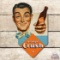 Orange-Crush Man & Bottle Cardboard Sign TAC 7.75