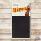 Drink Hires w/ Bottle Metal Menu Board Sign TAC 8.75