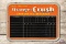 1939 Orange-Crush Score Board Metal Sign TAC 7