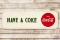 1947 Drink Coca-Cola w/ Privilege Panel Metal Sign TAC 8.75