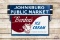 Borden's Ice Cream Metal Sign & Lighted Privilege Panel TAC 8.75