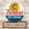 Borden's Ice Cream w/ Elise Logo Confectionery Metal Sign TAC 6.75