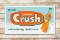 Drink Orange Crush & Bottle Metal Sign TAC 9