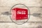 Drink Coca-Cola Cooler Metal Sign & Arrow Backing TAC 9.25
