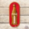 Coca-Cola Metal Thermometer & Gold Christmas Bottle TAC 8.25