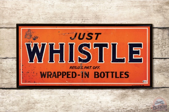 Just Whistle Wrapped-In Bottles Metal Sign TAC 6.75