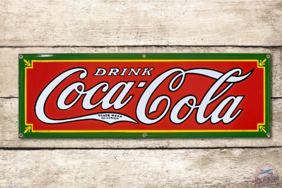 1932 Drink Coca-Cola Porcelain Sign TAC 9.5