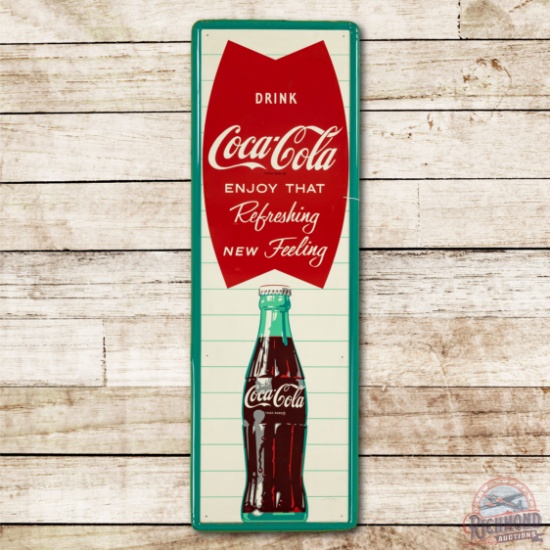 Drink Coca-Cola "Enjoy that Refreshing New Feeling" Metal Sign TAC 9+