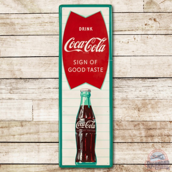 Drink Coca-Cola "Sign of Good Taste" Metal Sign TAC 9+