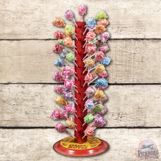 Dum-Dums Sucker Holder Metal & Wood Display TAC 8.5