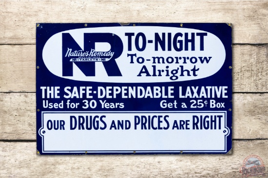Nature Remedy "To-Night To-morrow Alright" Porcelain Sign TAC 9