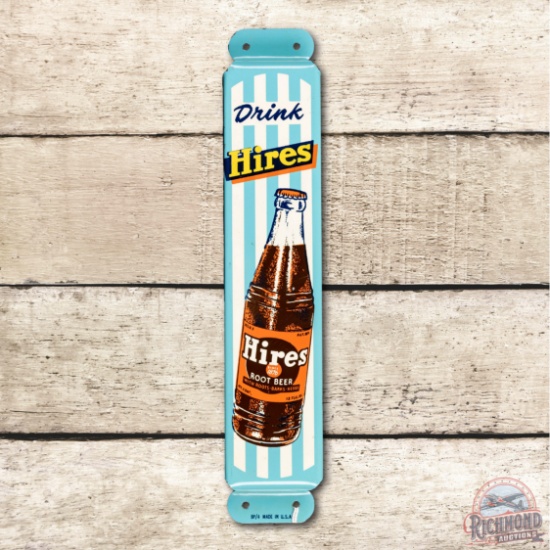 Drink Hires Root Beer Metal Door Pull Sign TAC 9.25