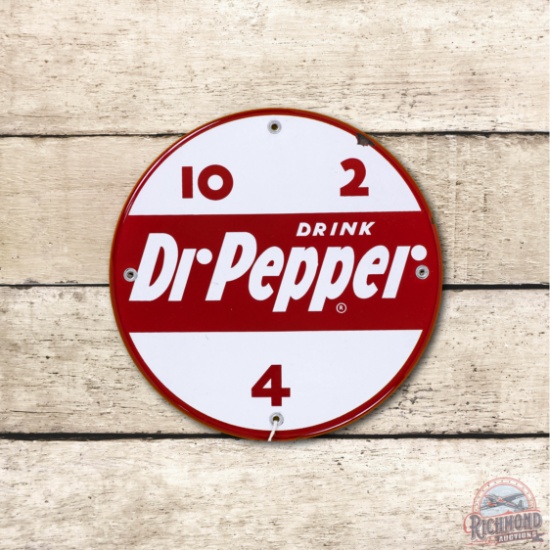 10" Drink Dr. Pepper 10-2-4 Porcelain Sign TAC 9