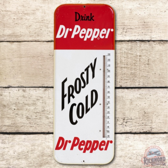Drink Dr. Pepper Frosty Cold Metal Thermometer TAC 8.5
