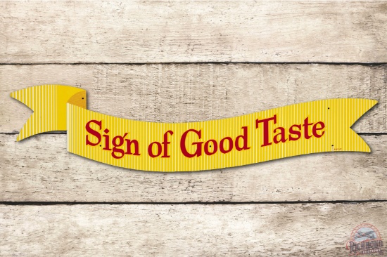 Coca-Cola Sign of Good Taste Metal Sign TAC 9