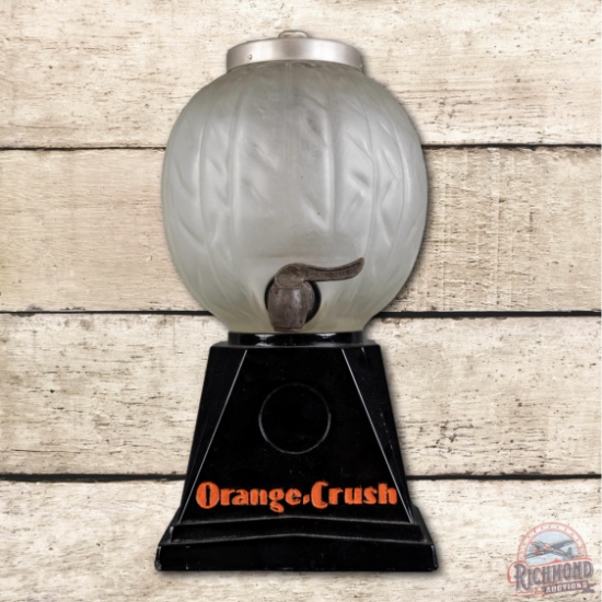 Orange-Crush Glass Syrup Dispenser TAC 9