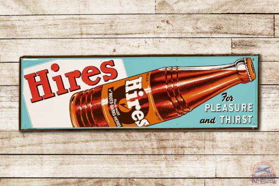 Hires w/ Bottle "for Pleasure and Thirst" Metal Sign TAC 8.9