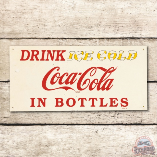Drink Ice Cold Coca Cola In Bottles Tin Sign TAC 8.5