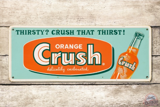 Orange Crush w/ Bottle Metal Sign TAC 7.5