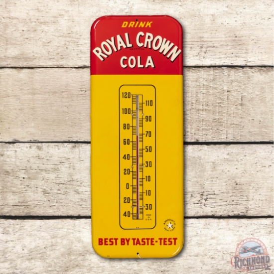 Drink Royal Crown Cola Metal Thermometer TAC 9
