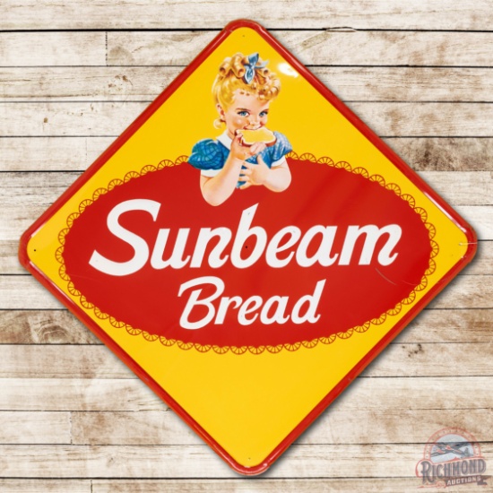 64" Sunbeam Bread w/ Logo Metal Sign TAC 8.75
