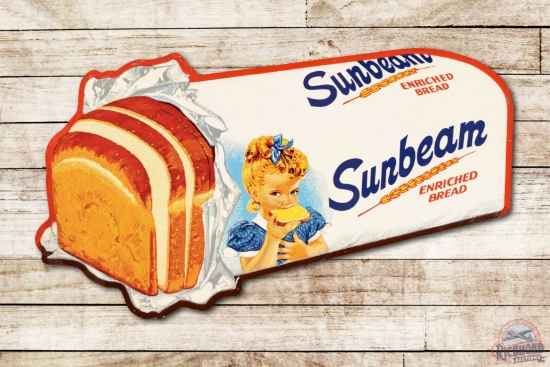 Sunbeam Enriched Bread w/ Logo Metal Sign TAC 9