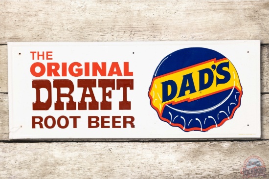 Dad's The Original Draft Root Beer & Logo Metal Sign TAC 9