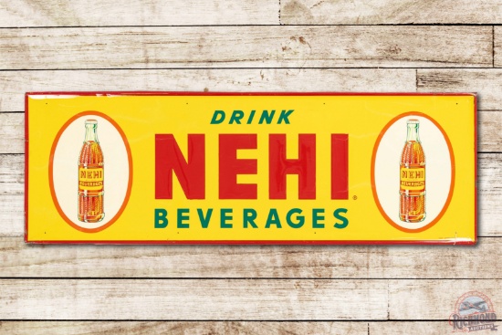 1956 Drink Nehi Beverages & Bottles Metal Sign TAC 8.5
