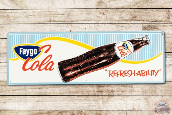 Faygo Cola "Refresh-Ability" & Bottle Metal Sign TAC 9