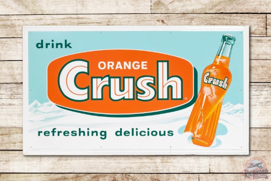 Drink Orange Crush & Bottle Metal Sign TAC 9