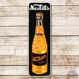 1955 Nesbitt's of California w/ Bottle Logo Metal Sign TAC 7.5