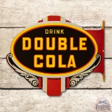 1947 Drink Double Cola Metal Flange Sign TAC 9