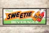 Drink Sweetie Beverages w/ 2 Bottles Metal Sign TAC 9