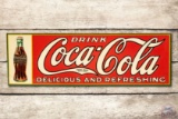 Drink Coca-Cola & Christmas Bottle Metal Sign TAC 8