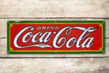 1932 Drink Coca-Cola Porcelain Sign TAC 9.5