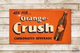 Ask for Orange-Crush w/ Bottle Logo Metal Sign TAC 8.75