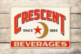 Crescent Beverages w/ Logo Metal Sign TAC 8.5