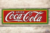 1929 Drink Coca-Cola Porcelain Sign TAC 8.5